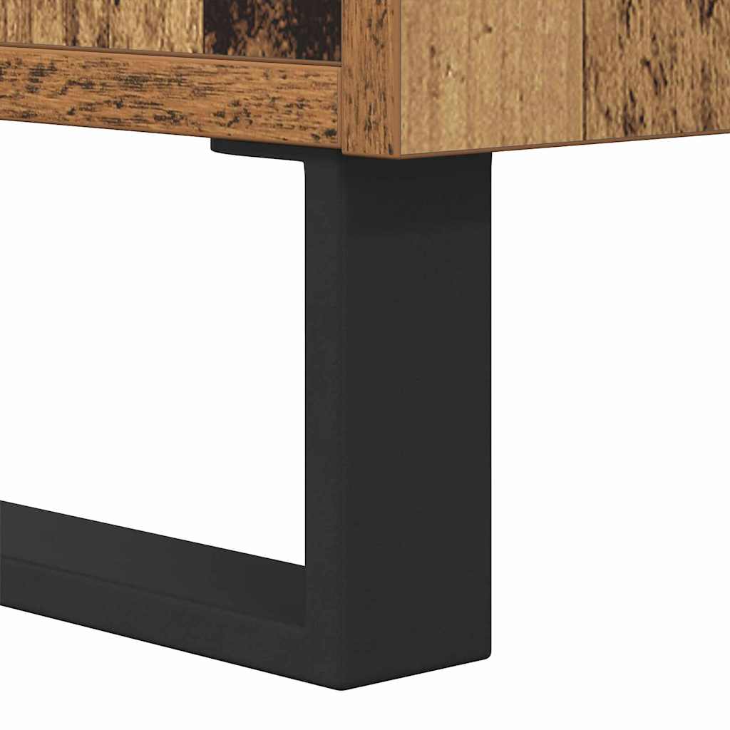 Kaffebord Gammelt tre 80 x 80 x 36.5 cm Konstruert tre