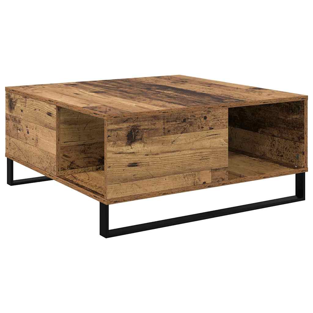 Kaffebord Gammelt tre 80 x 80 x 36.5 cm Konstruert tre