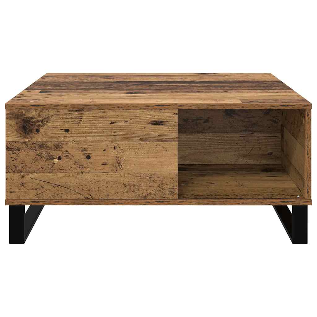 Kaffebord Gammelt tre 80 x 80 x 36.5 cm Konstruert tre
