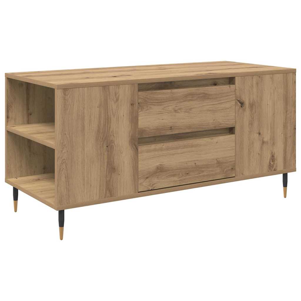 Kaffebord artisan eik 102 x 44.5 x 50 cm Konstruert tre