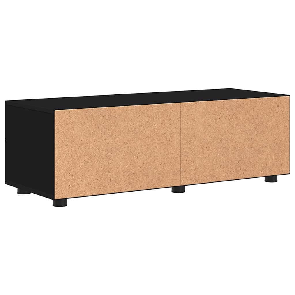 TV-skap med skuff Svart 100.5 x 39 x 30 cm Konstruert tre