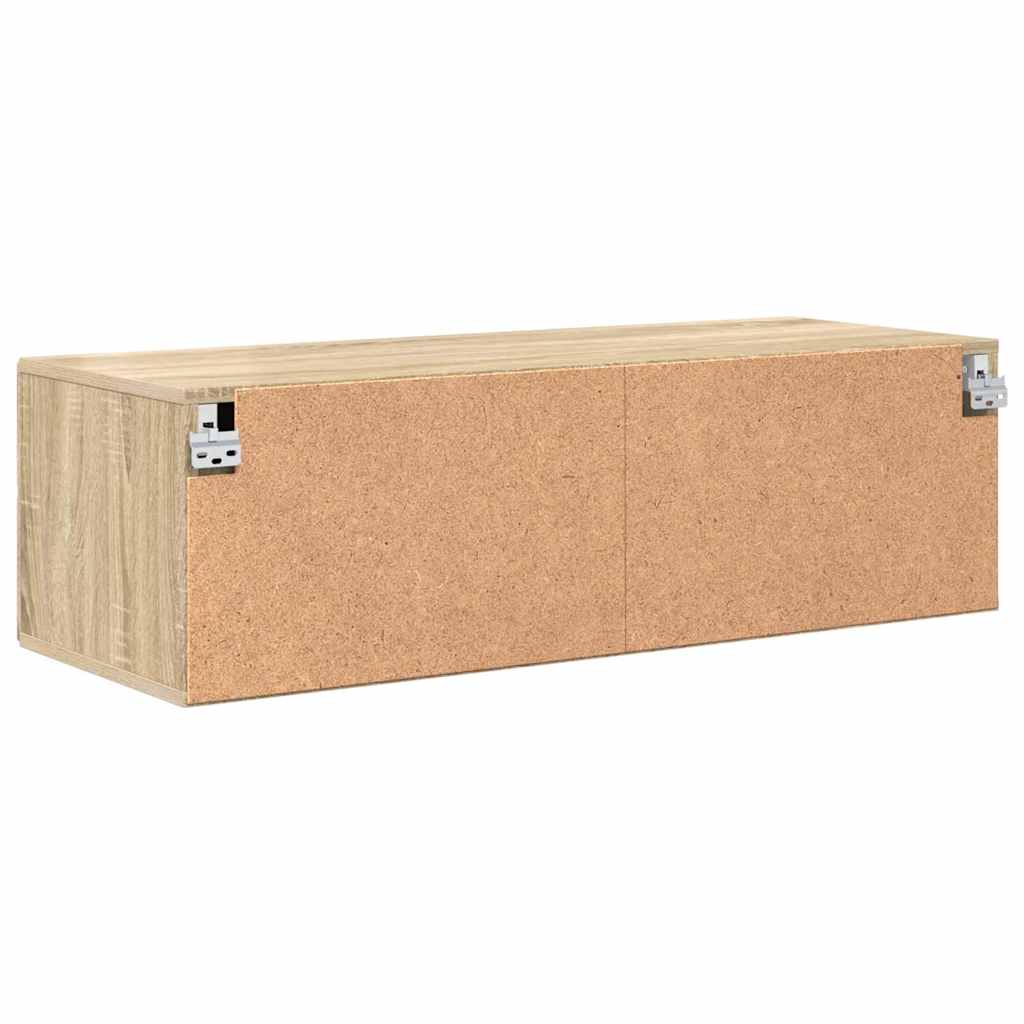 TV-skap med skuff Sonoma eik 100.5 x 39 x 30 cm Konstruert tre