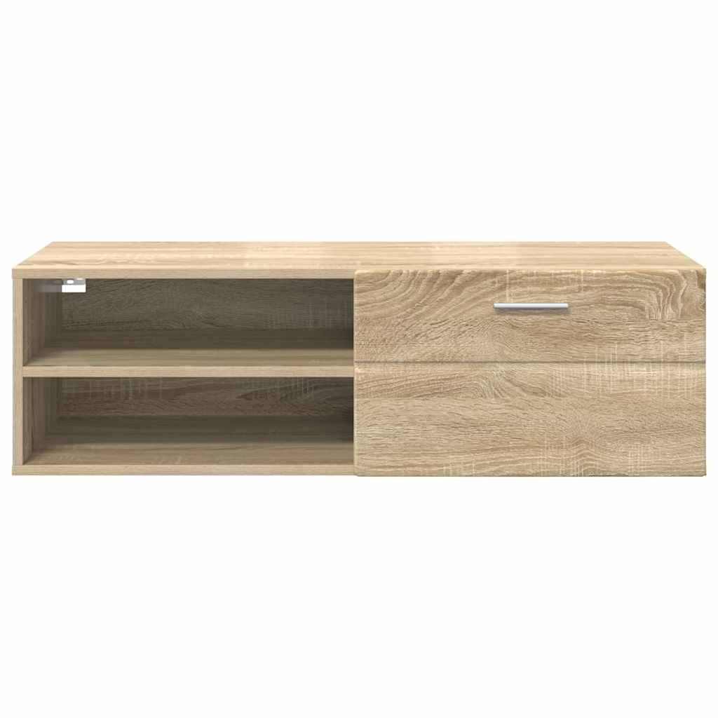 TV-skap med skuff Sonoma eik 100.5 x 39 x 30 cm Konstruert tre