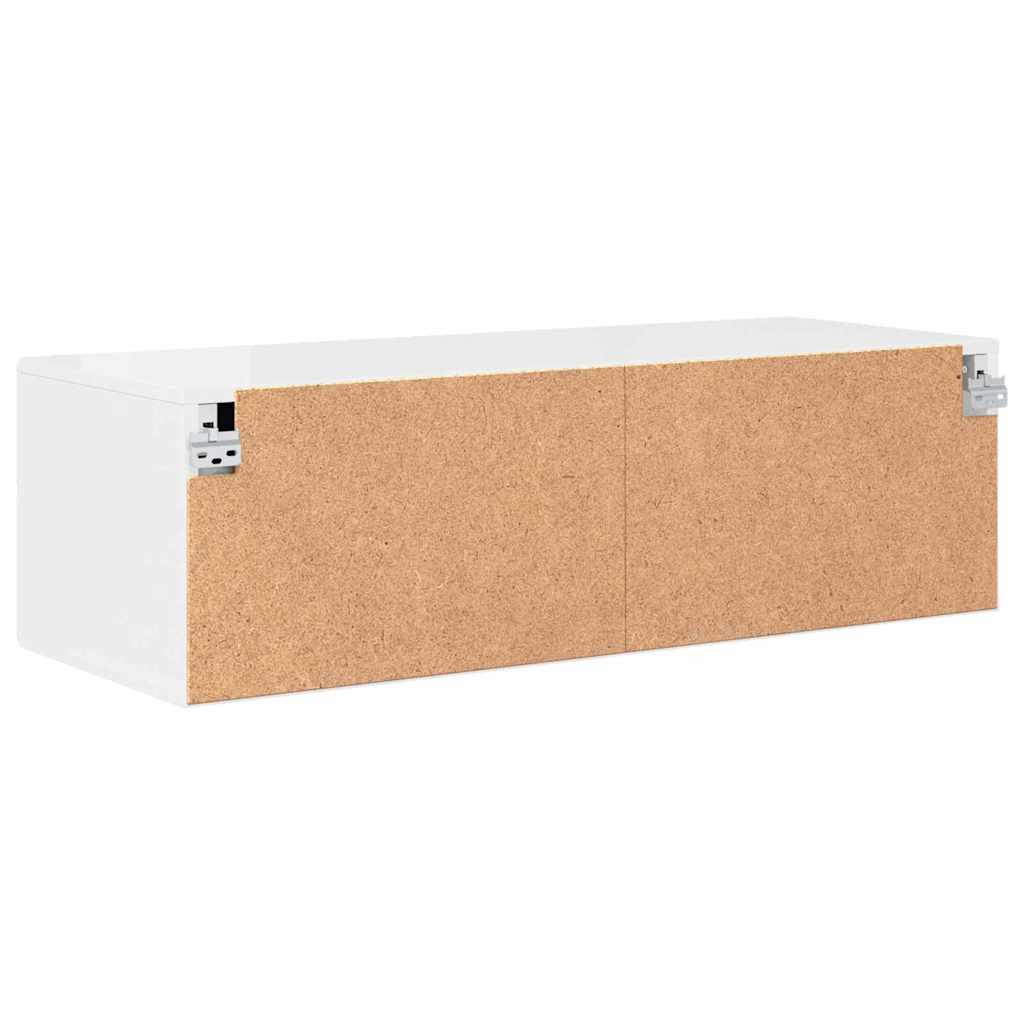 TV-skap med skuff Betonggrå 100.5 x 39 x 30 cm Konstruert tre