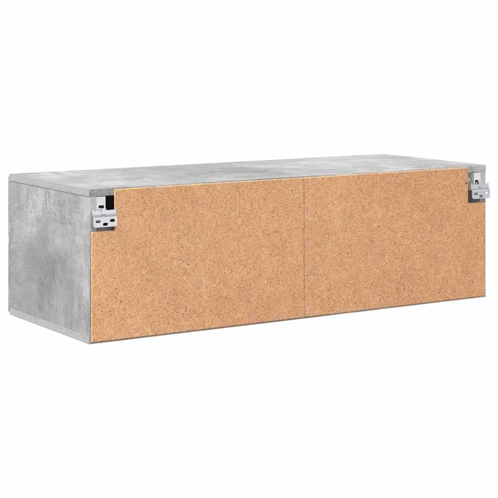 TV-skap Høyglans hvit 100.5 x 39 x 30 cm Konstruert tre