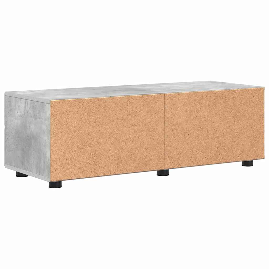 TV-skap Høyglans hvit 100.5 x 39 x 30 cm Konstruert tre