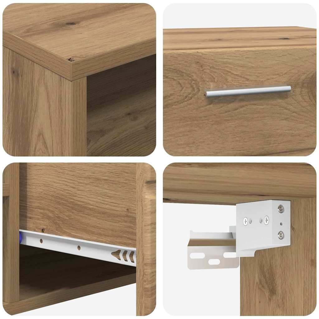 TV-skap med skuff artisan eik 100.5 x 39 x 30 cm Konstruert tre