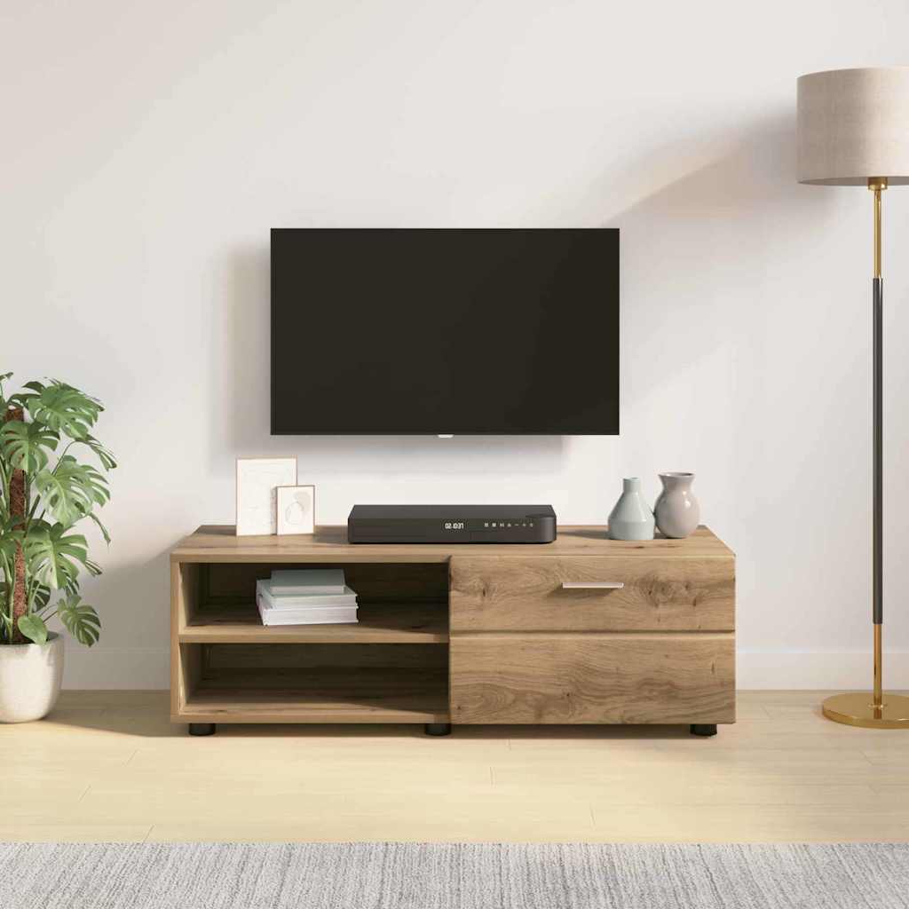 TV-skap med skuff artisan eik 100.5 x 39 x 30 cm Konstruert tre