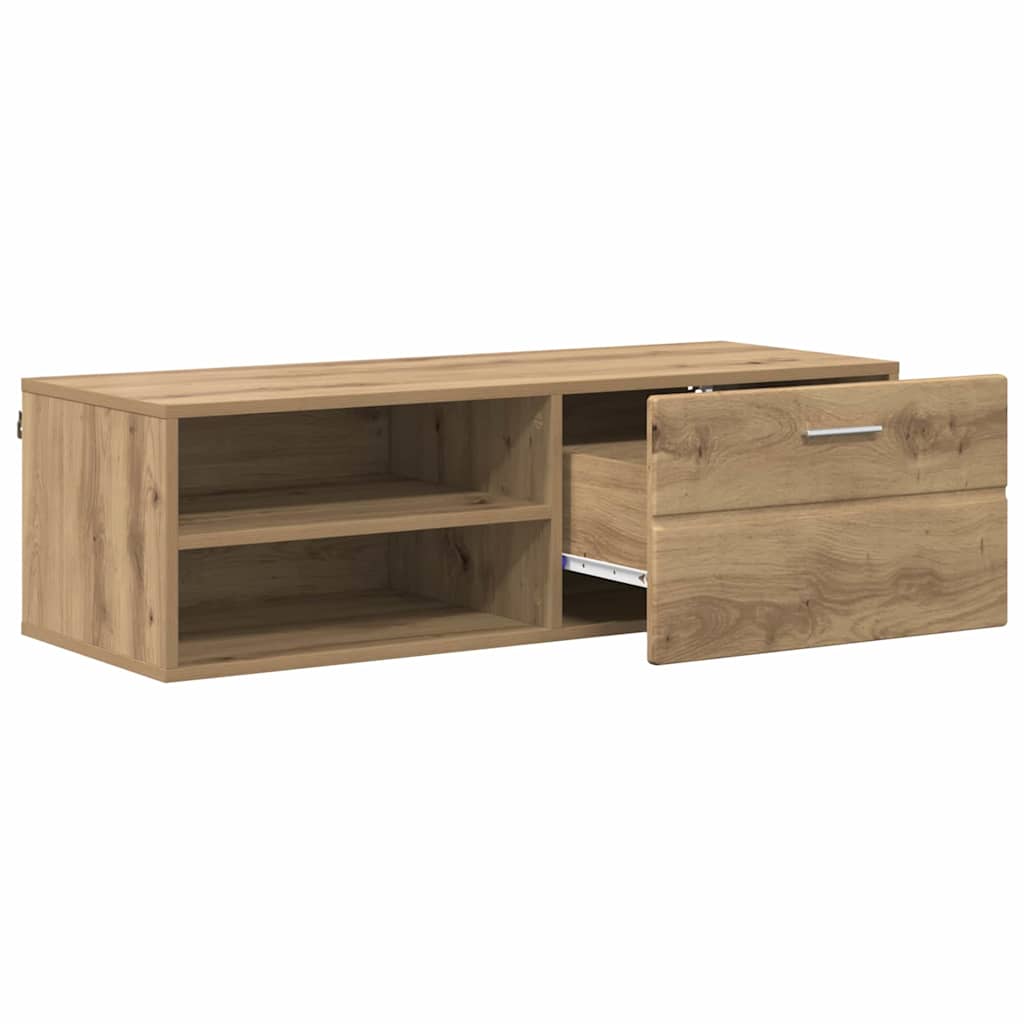 TV-skap med skuff artisan eik 100.5 x 39 x 30 cm Konstruert tre
