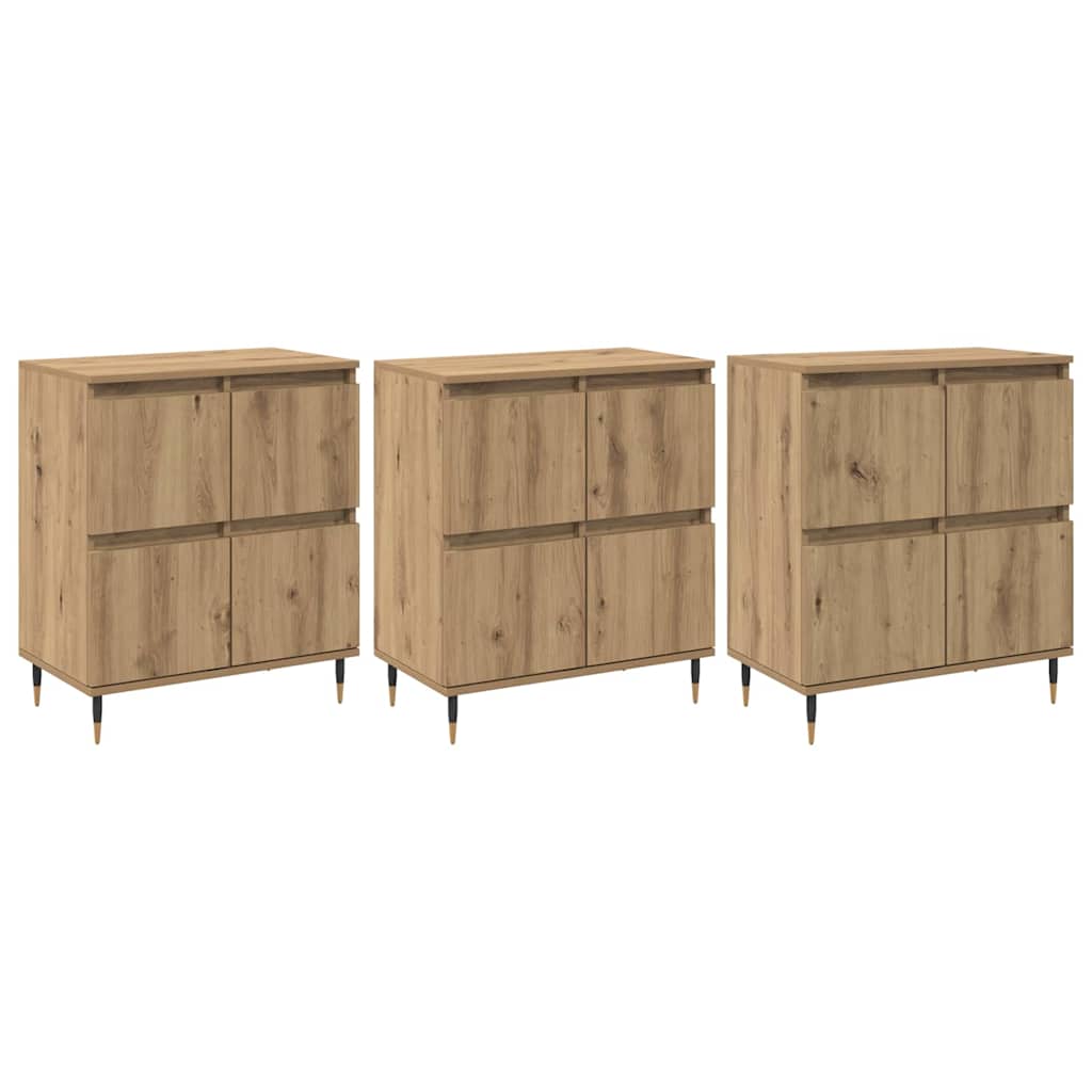Skap 3 pcs artisan eik 180 x 35 x 70 cm Konstruert tre