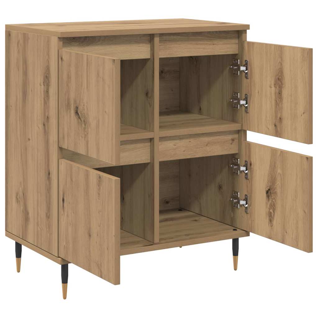 Skap 2 pcs artisan eik 120 x 35 x 70 cm Konstruert tre
