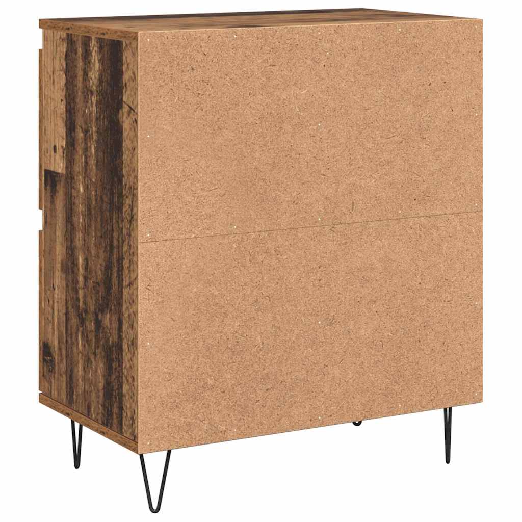 Skap 2 pcs Gammelt tre 120 x 35 x 70 cm Konstruert tre