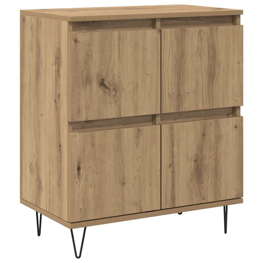 Skap 2 pcs artisan eik 120 x 35 x 70 cm Konstruert tre