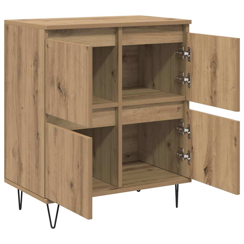 Skap 2 pcs artisan eik 120 x 35 x 70 cm Konstruert tre