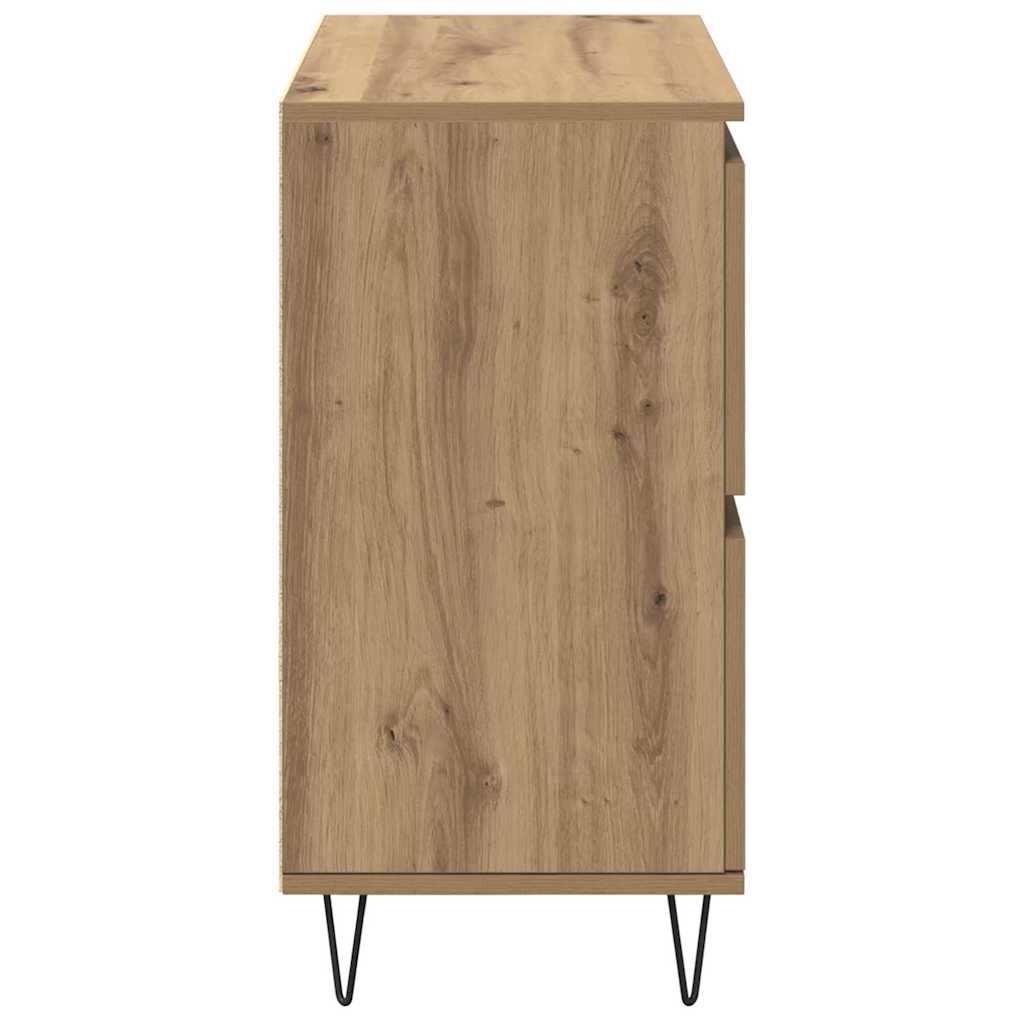 Skap 2 pcs artisan eik 120 x 35 x 70 cm Konstruert tre