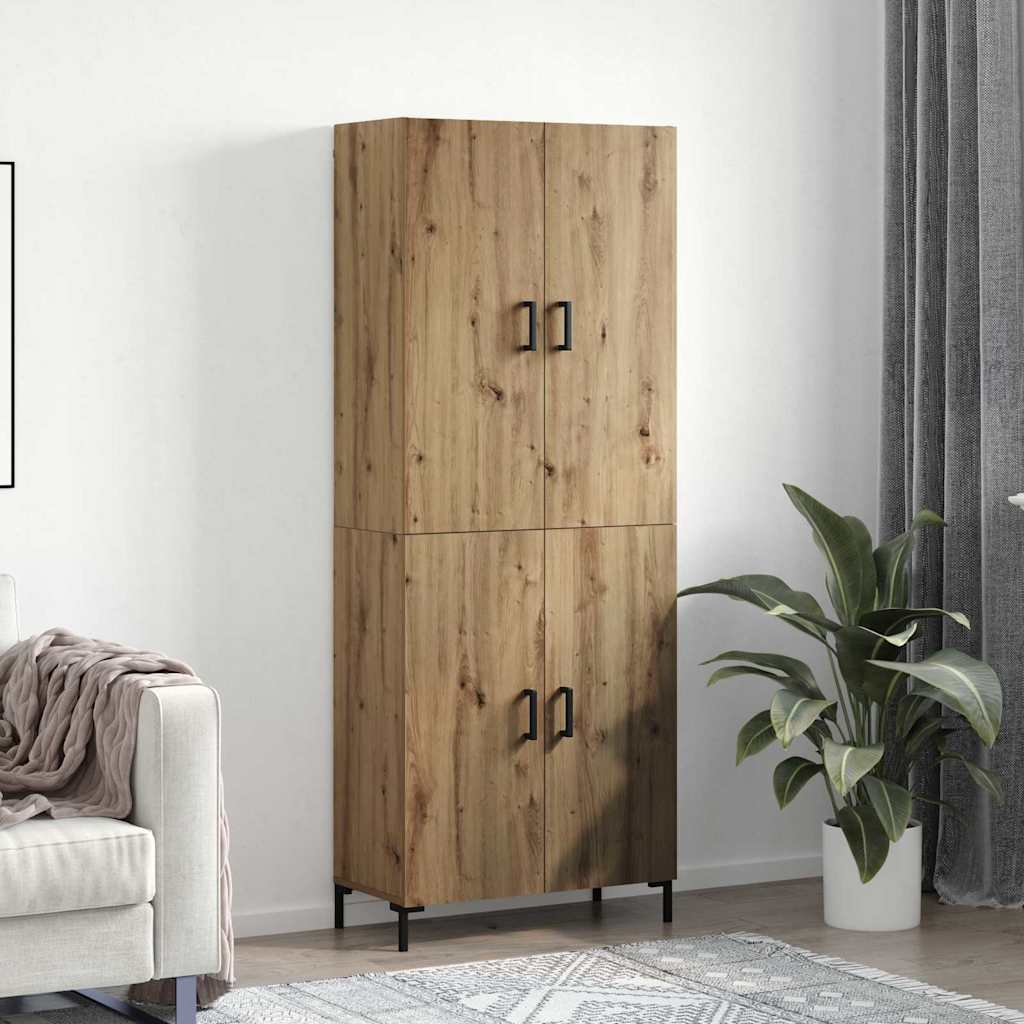 Høyskap artisan eik 69.5 x 34 x 180 cm Konstruert tre