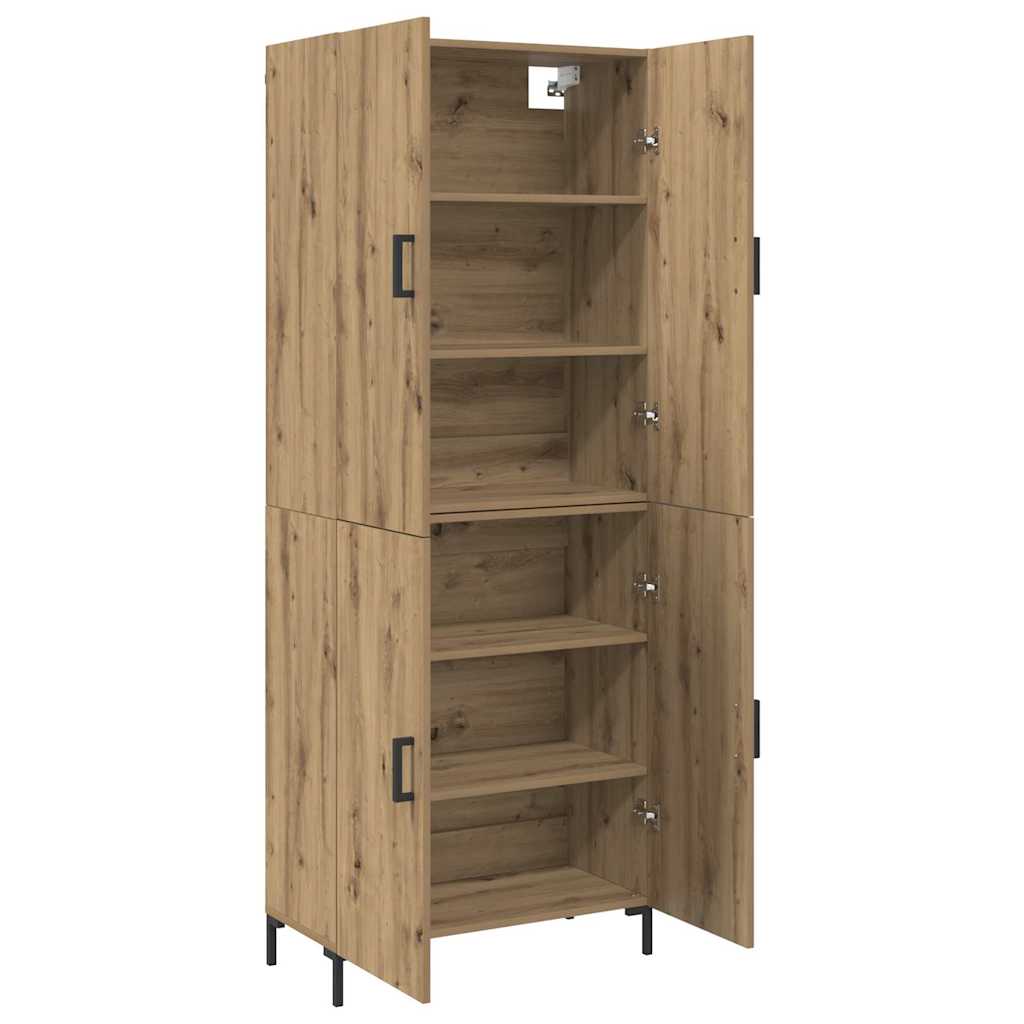 Høyskap artisan eik 69.5 x 34 x 180 cm Konstruert tre