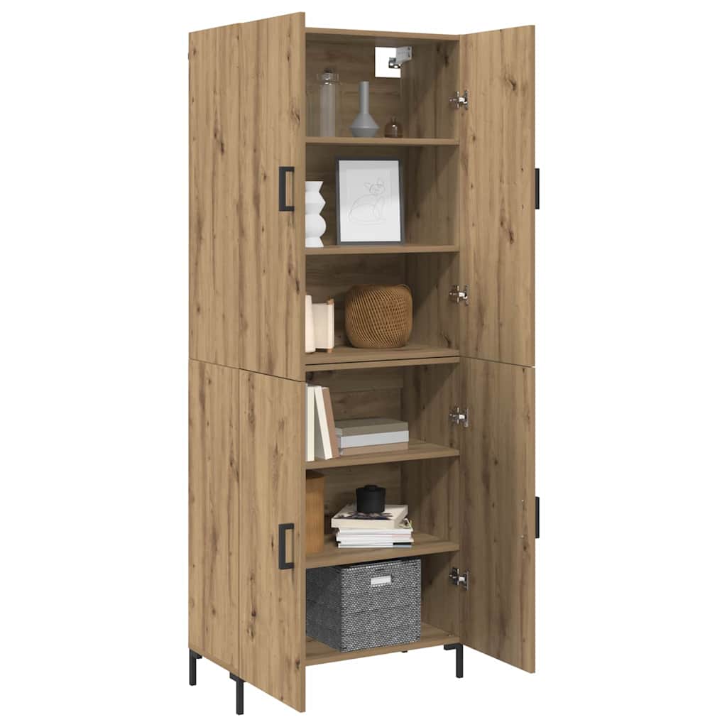 Høyskap artisan eik 69.5 x 34 x 180 cm Konstruert tre