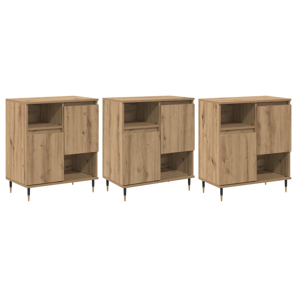Skap 3 pcs artisan eik 180 x 35 x 70 cm Konstruert tre