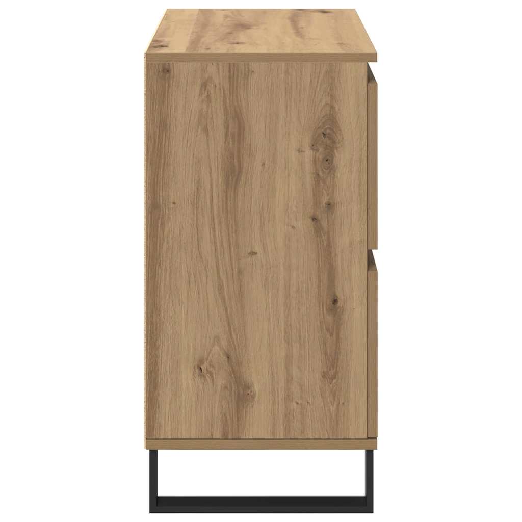 Skap 2 pcs artisan eik 120 x 35 x 70 cm Konstruert tre