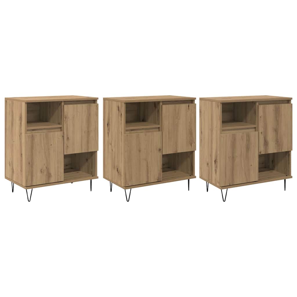 Skap 3 pcs artisan eik 180 x 35 x 70 cm Konstruert tre