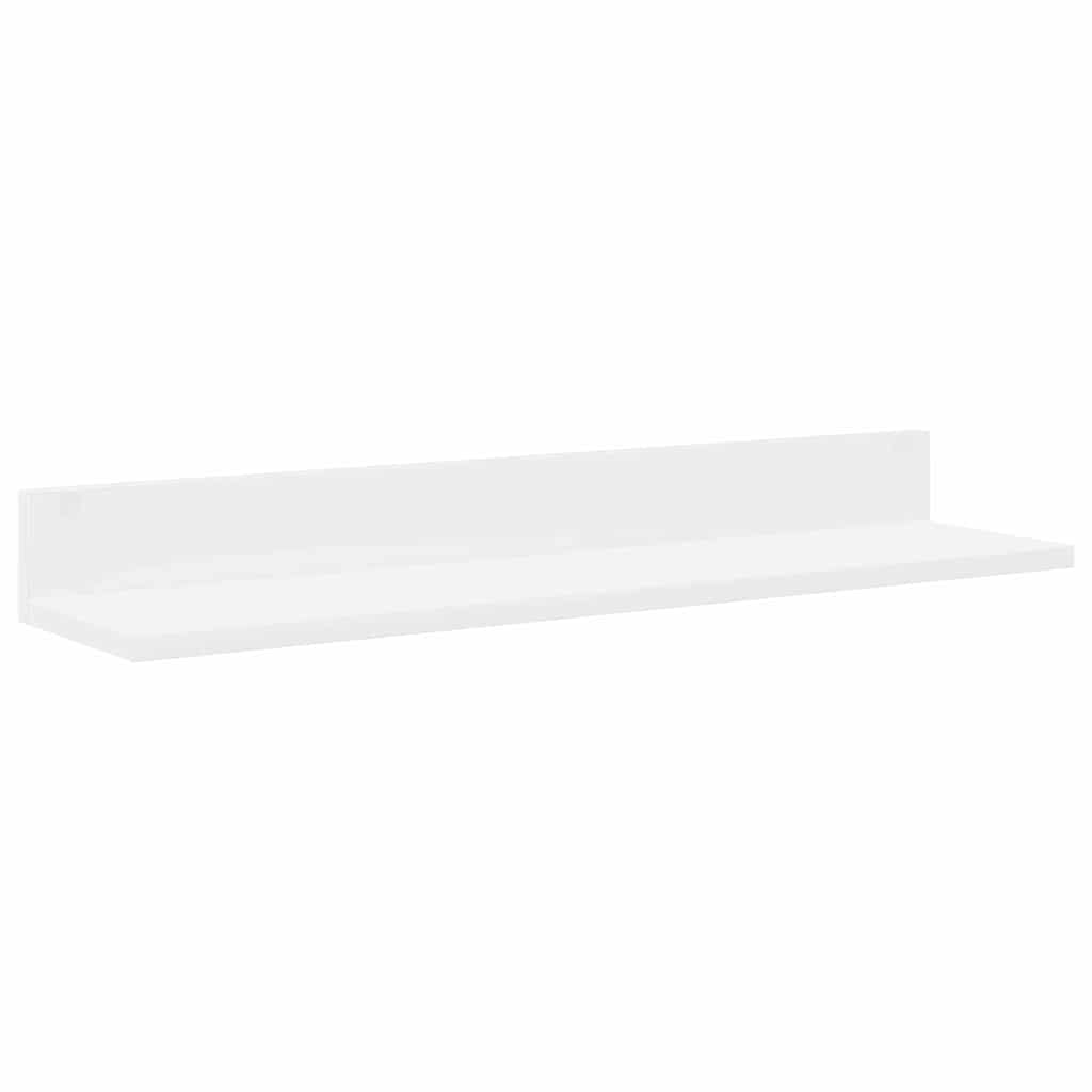 4-delt TV-skapsett Veggmontert 4 pcs Hvit Konstruert tre