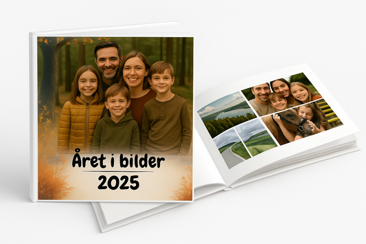 Fotobok med hardt omslag - 30 sider