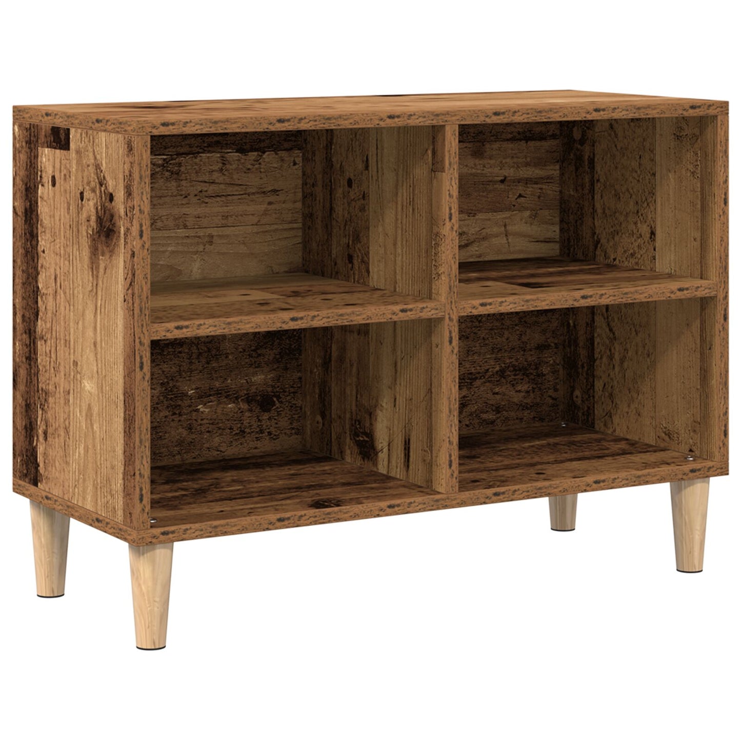 TV-kabinett med treben gammel tre 69.5x30x50 cm