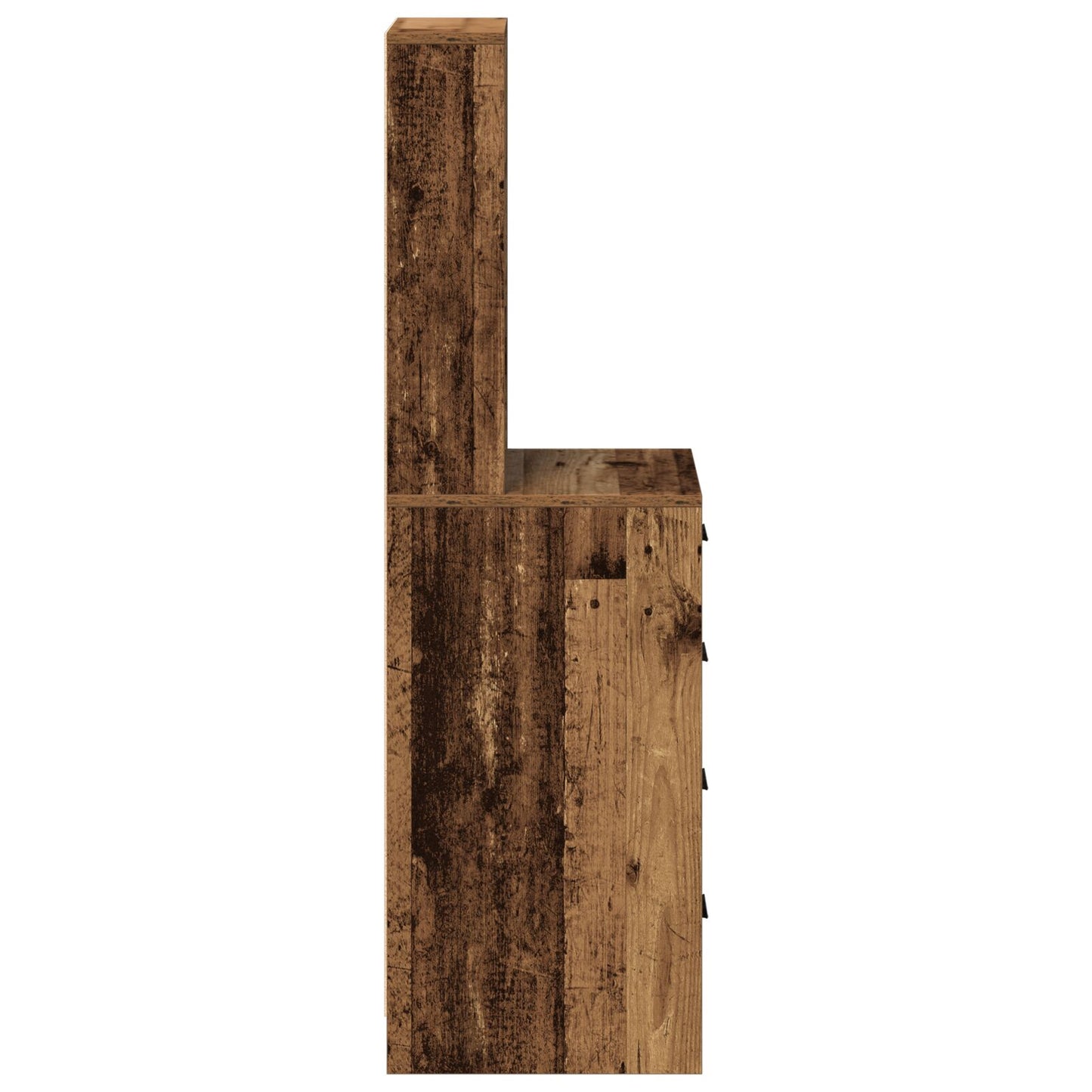 Høyt skap gammelt tre 40x41x135 cm konstruert tre