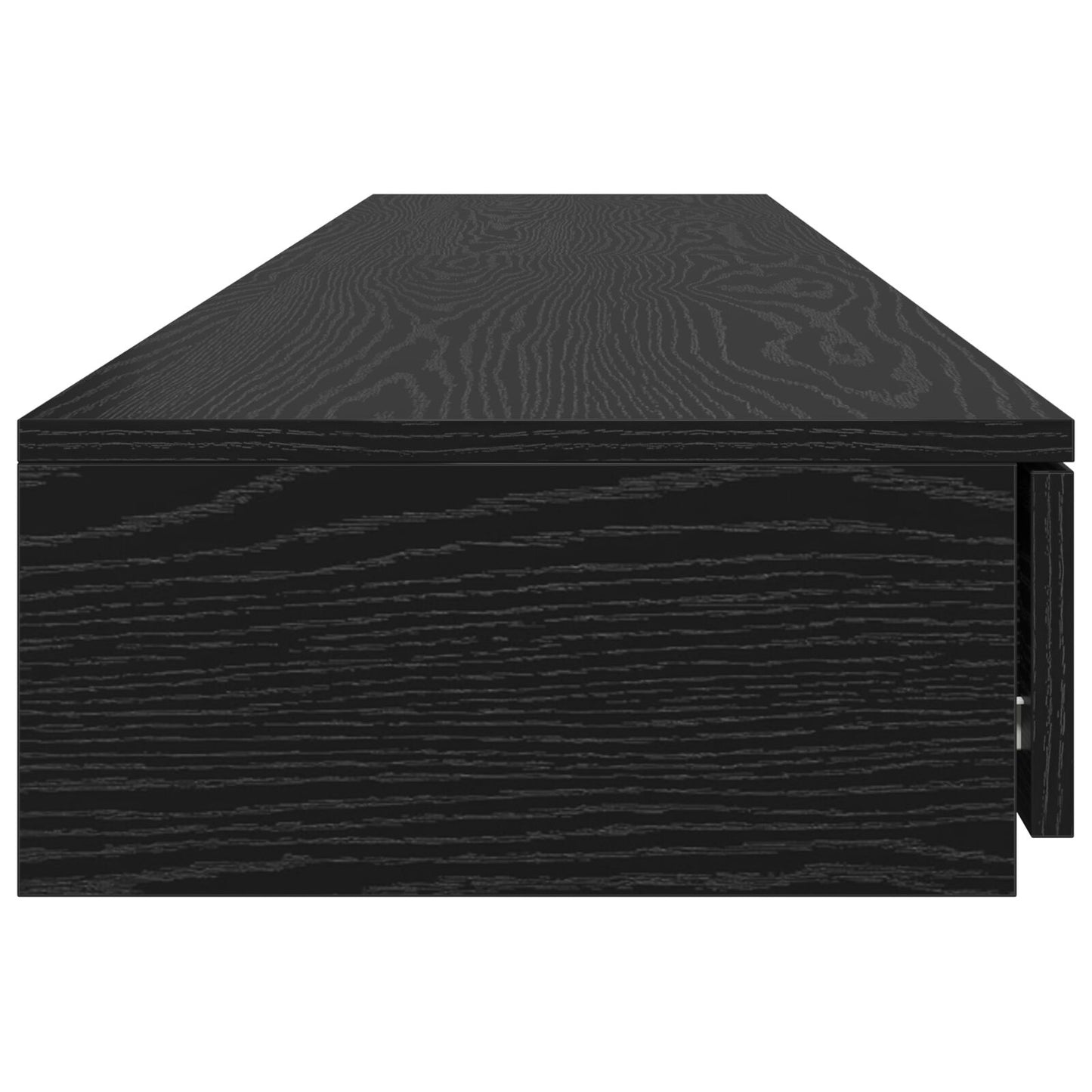 Seng Skuffer Svart 200x36,5x16,5 cm Konstruert Tre