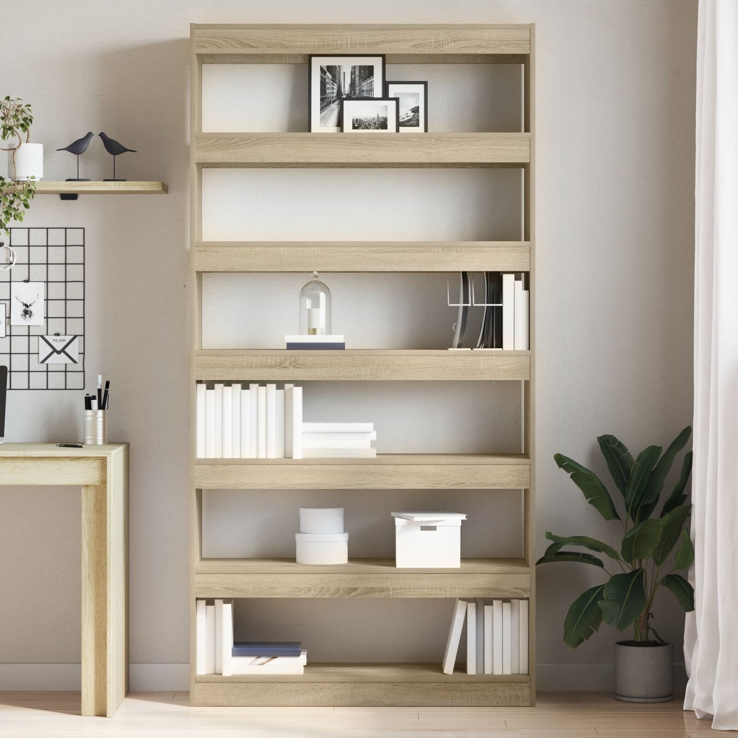 Bokhylle Sonoma eik Konstruert tre 100 x 30 x 198 cm Hyller