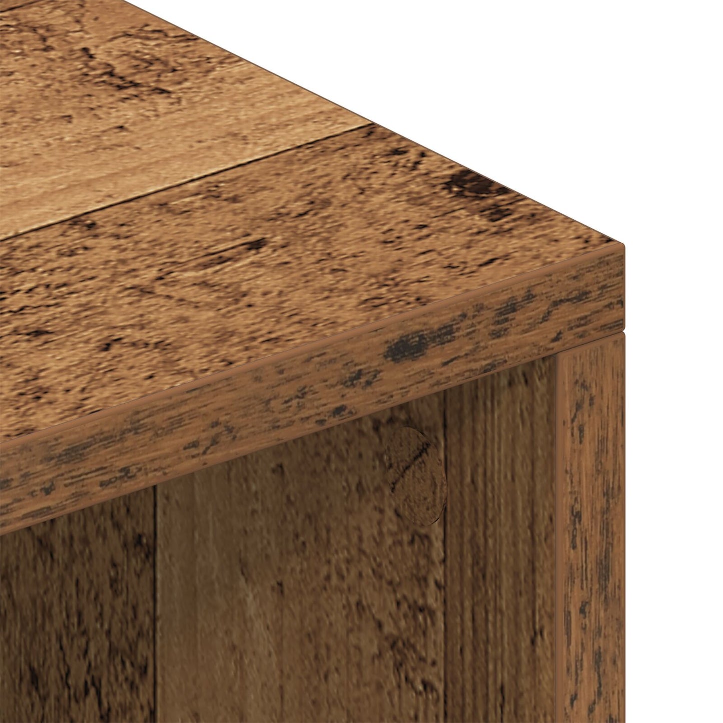 TV-kabinett med treben gammel tre 69.5x30x50 cm