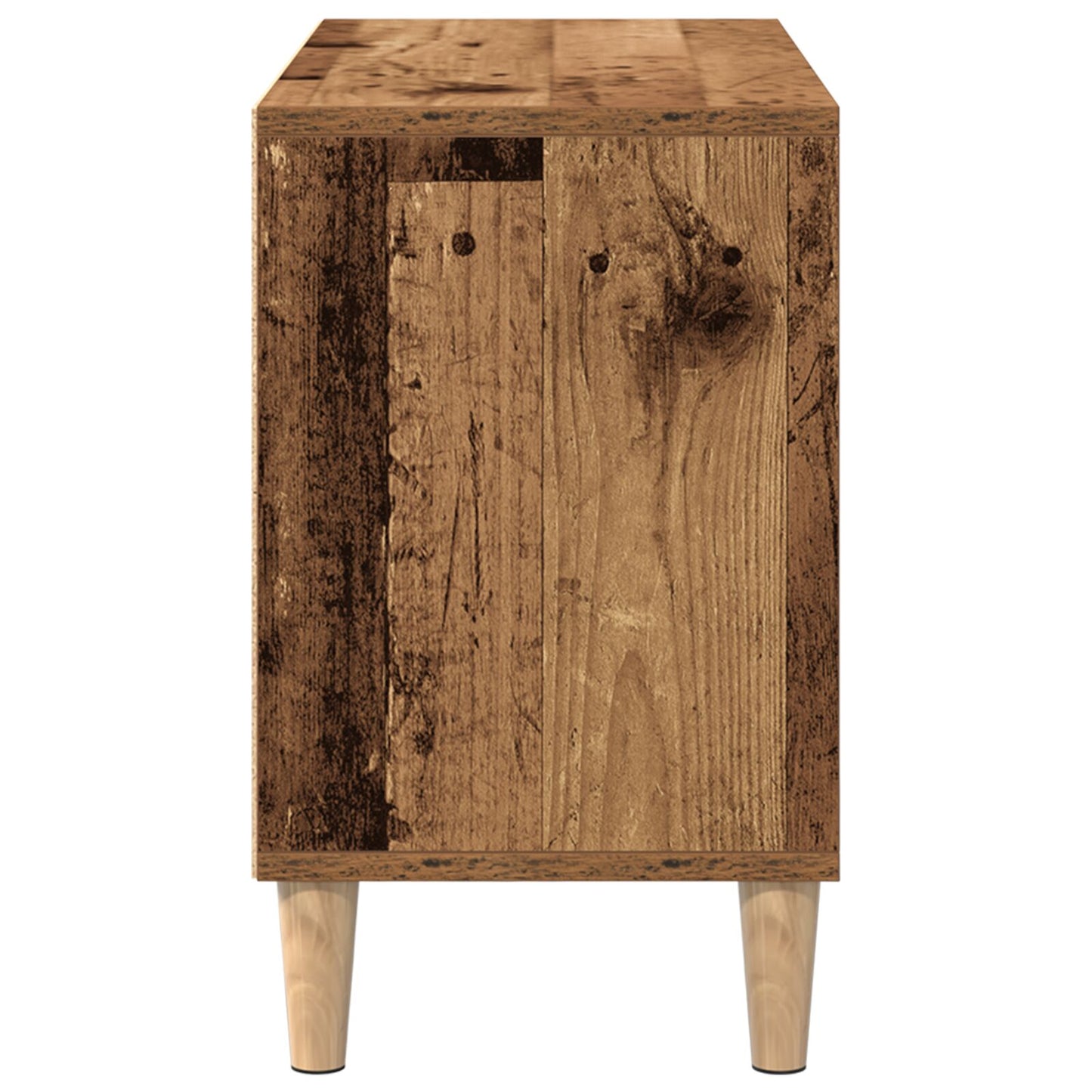 TV-kabinett med treben gammel tre 69.5x30x50 cm