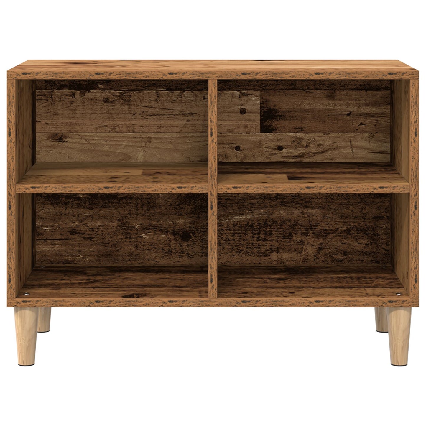 TV-kabinett med treben gammel tre 69.5x30x50 cm