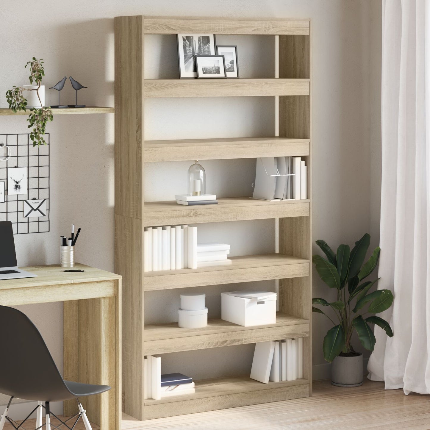Bokhylle Sonoma eik Konstruert tre 100 x 30 x 198 cm Hyller