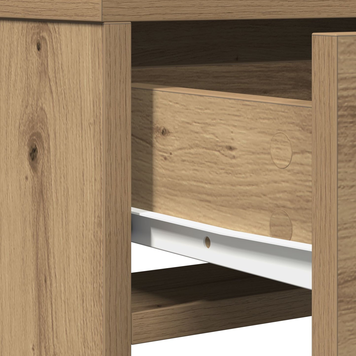 Artisan Eik Konstruert Tre 50 x 41 x 135 cm Hyller Sminkebord