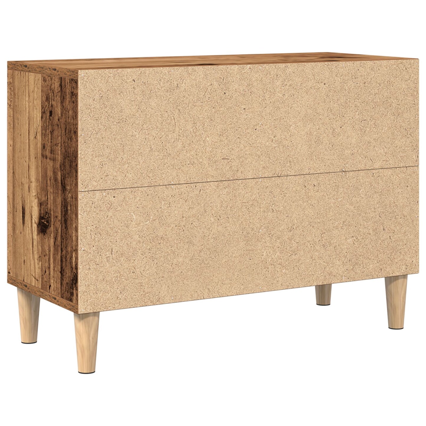TV-kabinett med treben gammel tre 69.5x30x50 cm