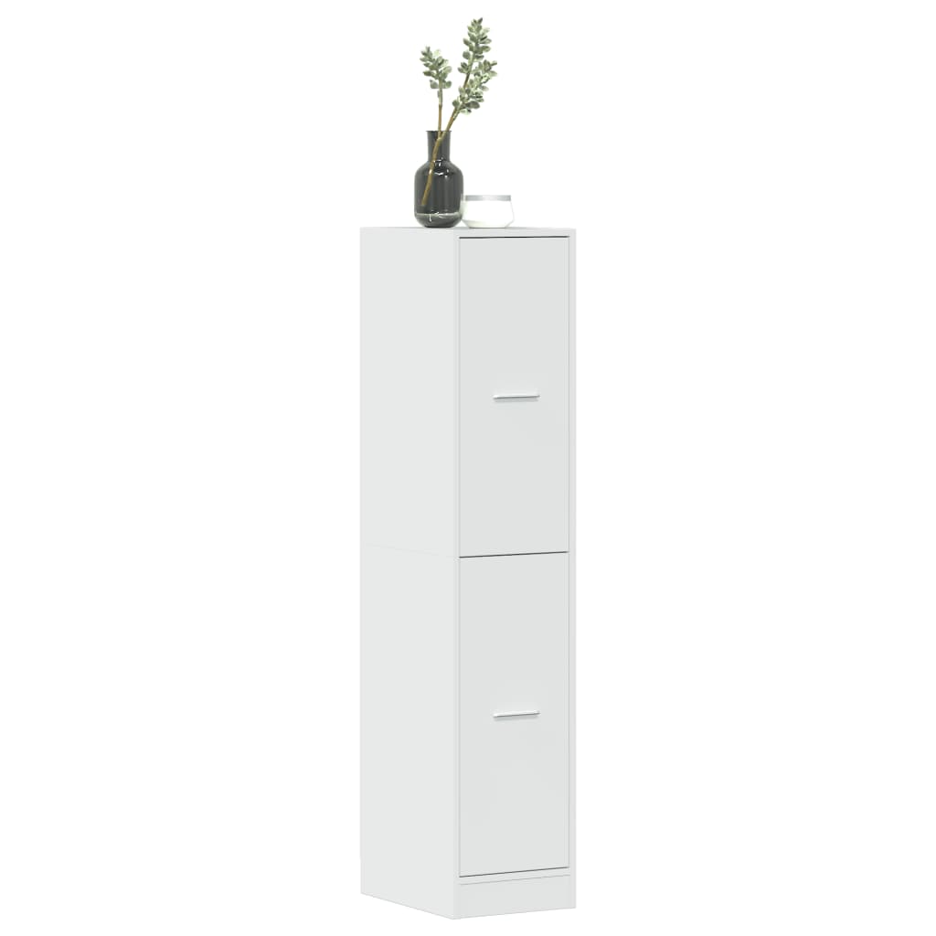Apotekskap høyglans hvit 30x41x144,5 cm sponplater - DMF Handel