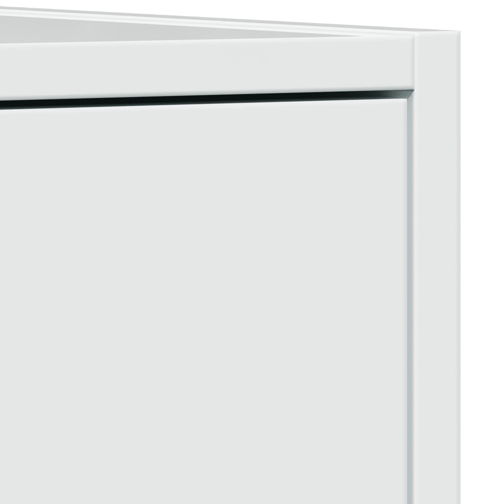 Apotekskap høyglans hvit 30x41x144,5 cm sponplater - DMF Handel