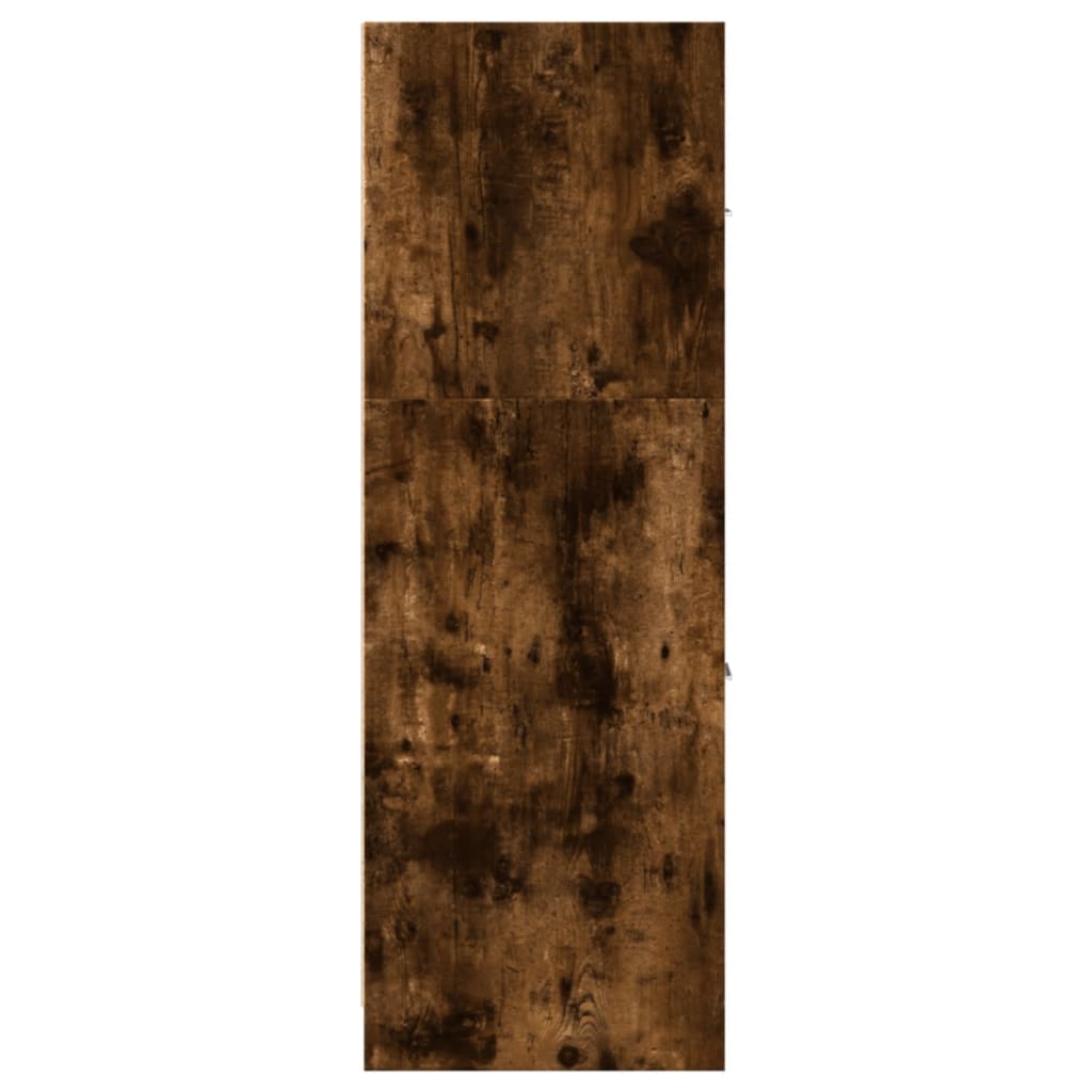Apotekskap røkt eik 40x41x118 cm konstruert tre - DMF Handel