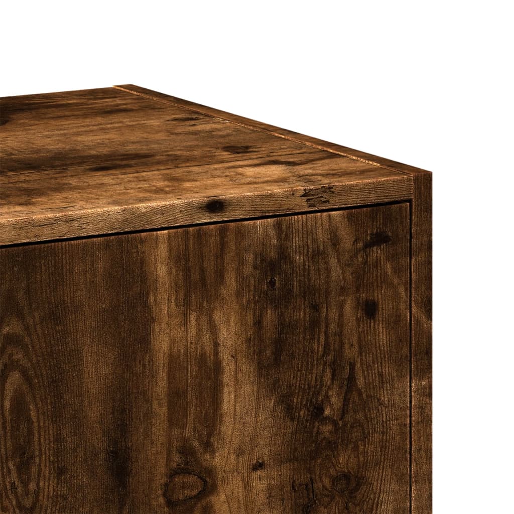 Apotekskap røkt eik 40x41x77,5 cm konstruert tre - DMF Handel