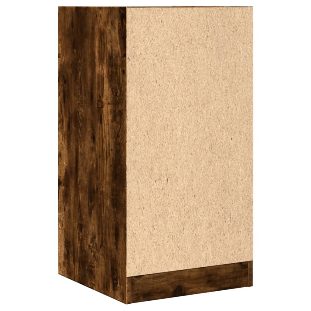 Apotekskap røkt eik 40x41x77,5 cm konstruert tre - DMF Handel