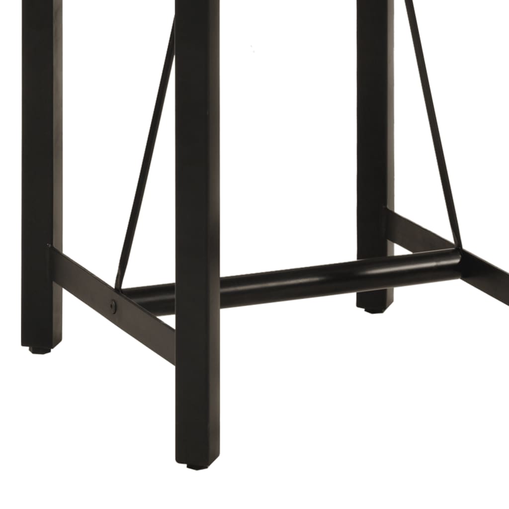 Barbord 55x55x107 cm heltre mango og jern - DMF Handel