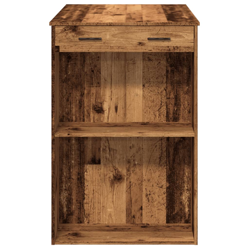 Barbord gammelt tre 102x70x103,5 cm konstruert tre - DMF Handel