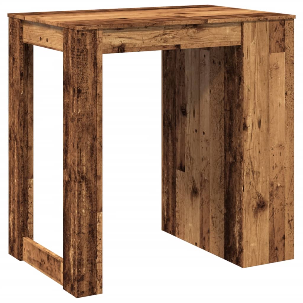 Barbord gammelt tre 102x70x103,5 cm konstruert tre - DMF Handel