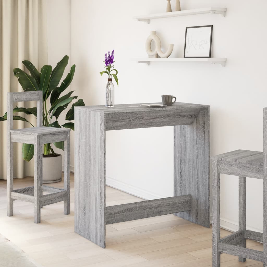 Barbord grå sonoma eik 102x50x103,5 cm konstruert tre - DMF Handel