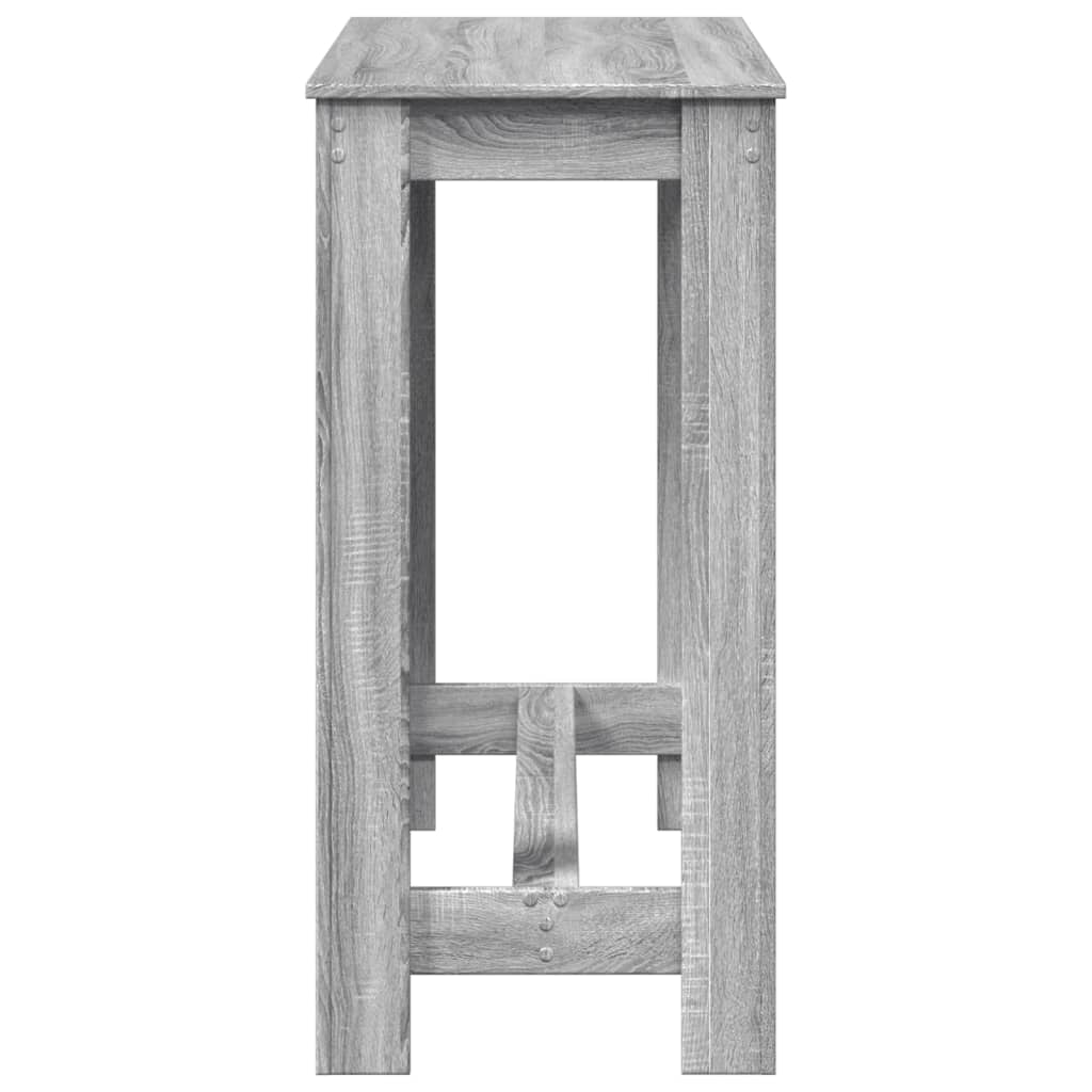 Barbord grå sonoma eik 102x50x103,5 cm konstruert tre - DMF Handel