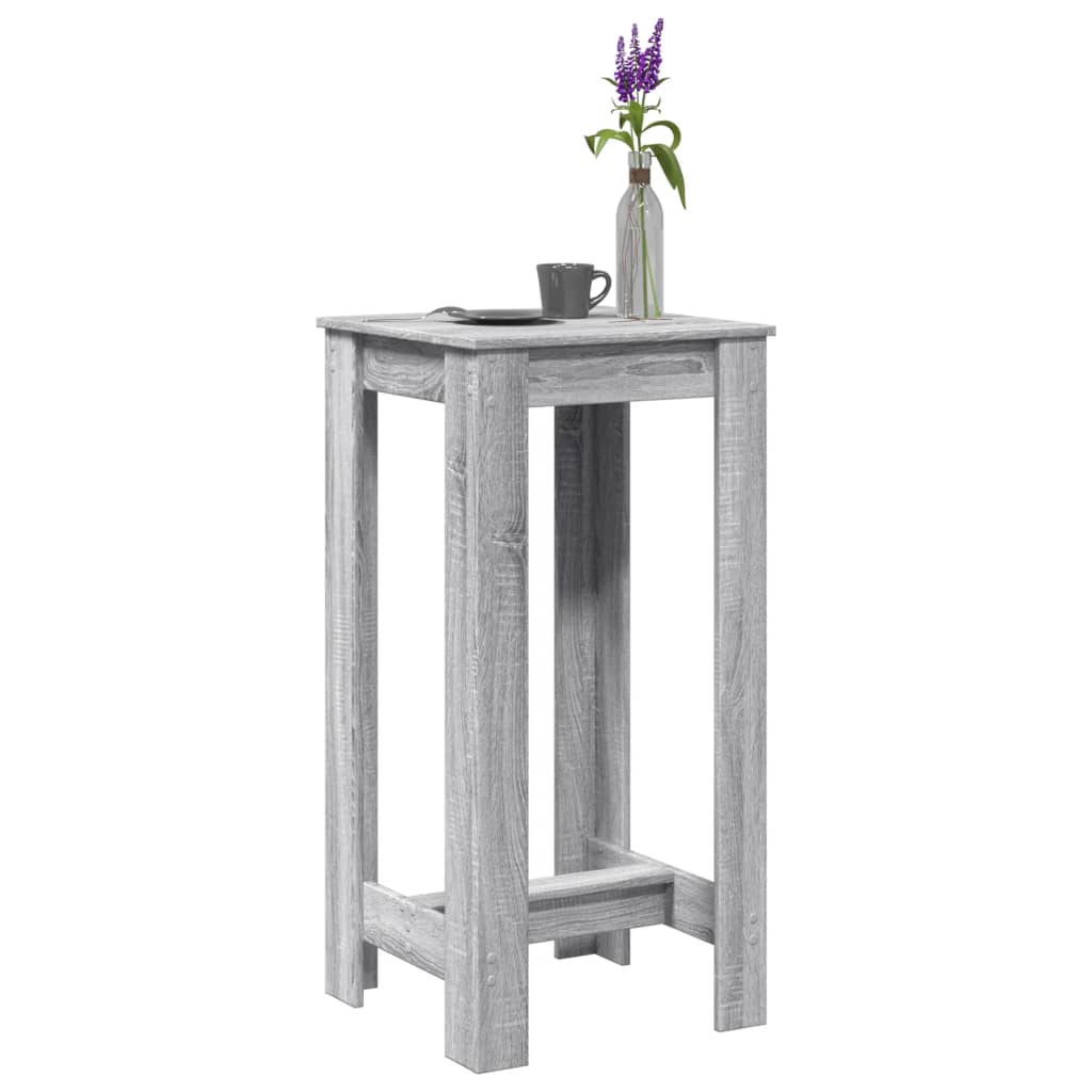 Barbord grå sonoma eik 51x50x103,5 cm konstruert tre - DMF Handel