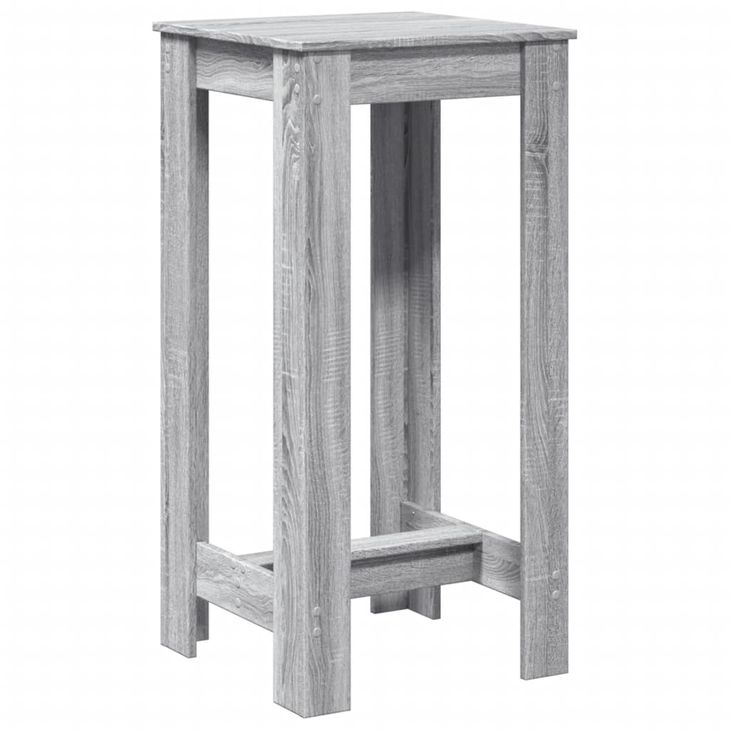Barbord grå sonoma eik 51x50x103,5 cm konstruert tre - DMF Handel