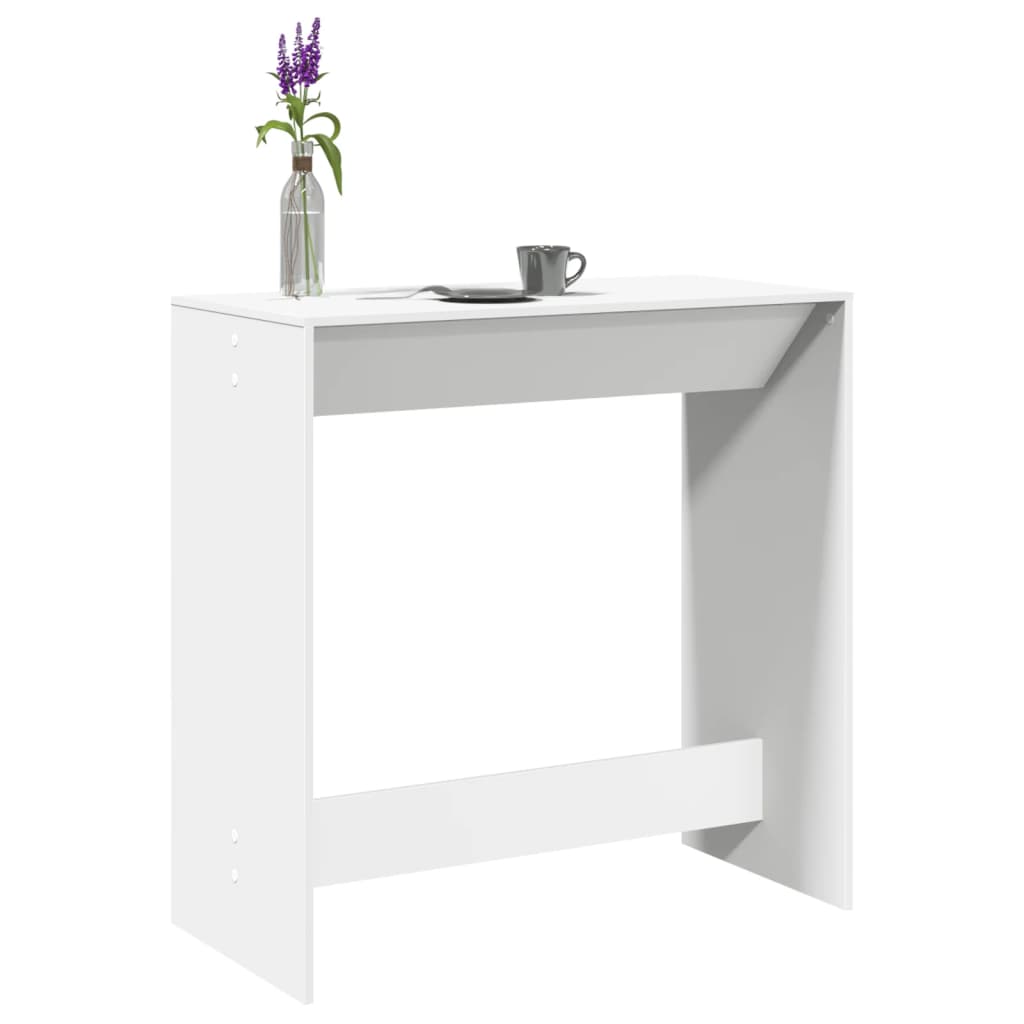 Barbord hvit 102x50x103,5 cm konstruert tre - DMF Handel